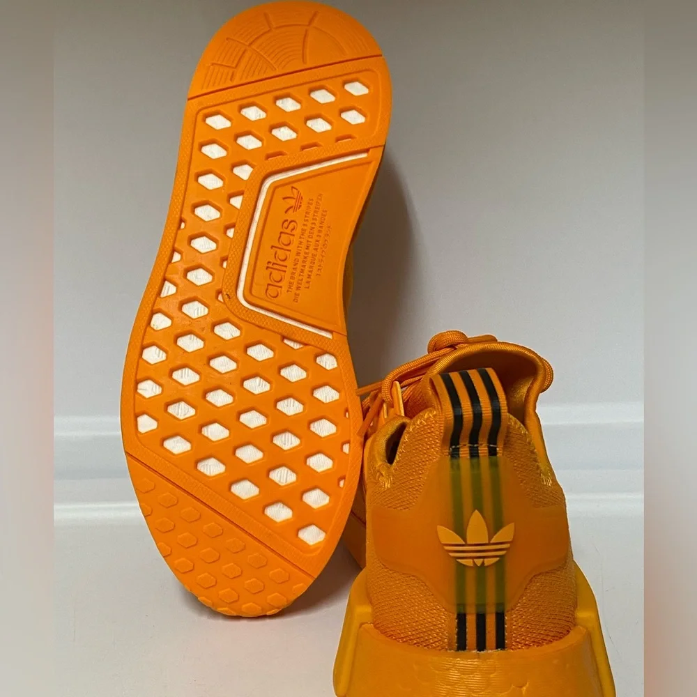 adidas NMD R1 Orange Womens Shoes new without box - Picture 9 of 10